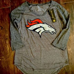 Denver Broncos Juniors 3/4 Sleeve Tee